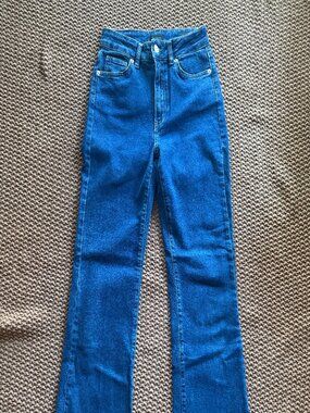 Mavi NetWork High Waist Flare Jeans – Indigo Wash – Size 26